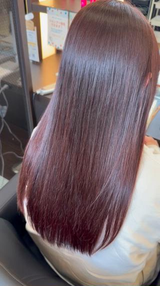 ロング カラー 池田 朱李のヘアスタイル