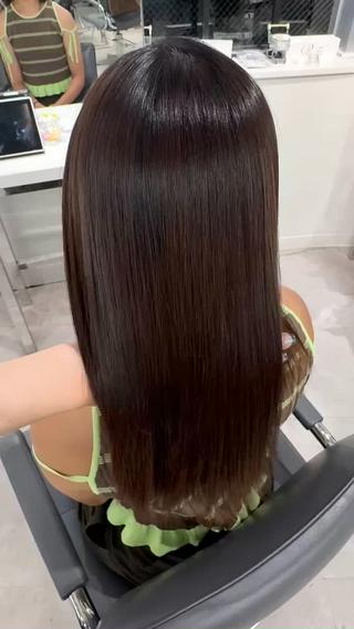 ロング カットモデル/渋谷 ソナのヘアスタイル