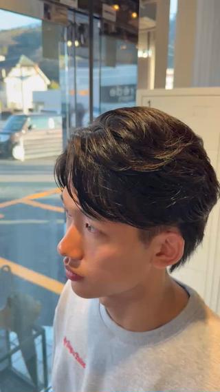 パーマ メンズ 中村 透和のヘアスタイル