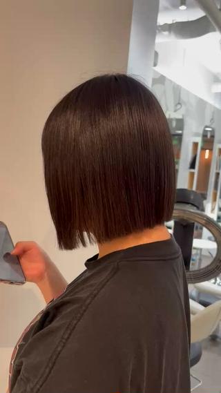 ショート レイヤー/ボブ/艶髪 🎀ENA🎀のヘアスタイル