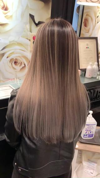 ロング カラー EARTH石巻店 尾形  裕のヘアスタイル