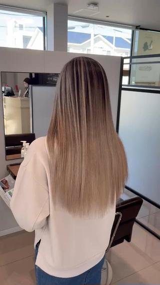 ロング カラー EARTH石巻店 尾形  裕のヘアスタイル
