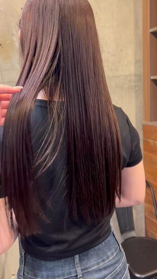 ロング カラー 工藤 希のヘアスタイル