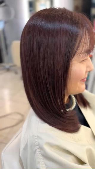 ミディアム Hair LEWIN Fujiのヘアスタイル