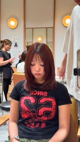 ミディアム 木村 涼雅のヘアスタイル