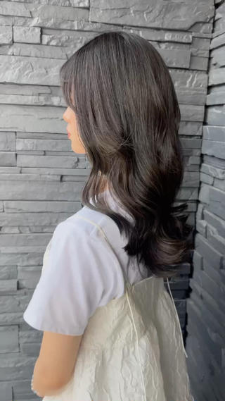 セミロング カラー 完全個室マンツーマン サロン☘MAHIROのヘアスタイル