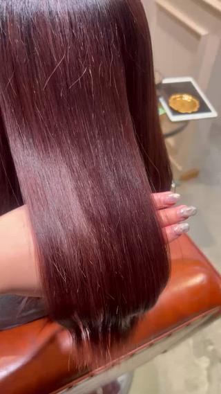 ミディアム カラー 新井 美穂のヘアスタイル