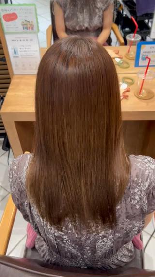 ダメージが大きい方でもこんなにツヤが出ちゃいます 