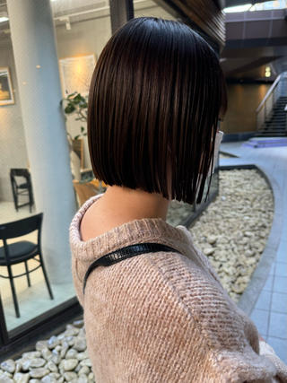 #ボブ#酸性ストレート#縮毛矯正ボブ