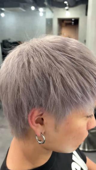 ショート メンズカット ブリー チリタッチ、マッシュのヘアスタイル