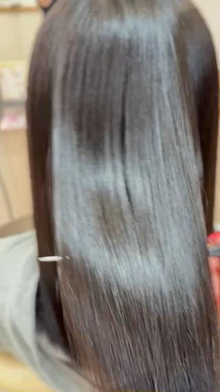 ダメージレスカラーツヤツヤに仕上がります 