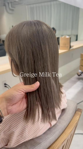 ミディアム カラー 田辺 一樹のヘアスタイル