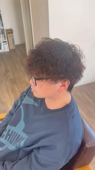 ショート パーマ メンズ Felice Erikaのヘアスタイル