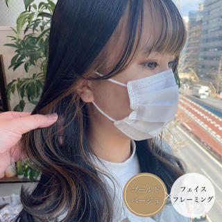 セミロング カラー アンブレラカラー💫 フェイスフレーミングのヘアスタイル