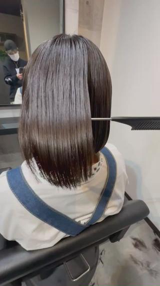 ミディアム TAKAMI 髪と爪を同時に施術のネイルデザイン