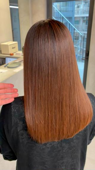 セミロング カット無料/髪質改善 髪質根本改善/艶髪のヘアスタイル