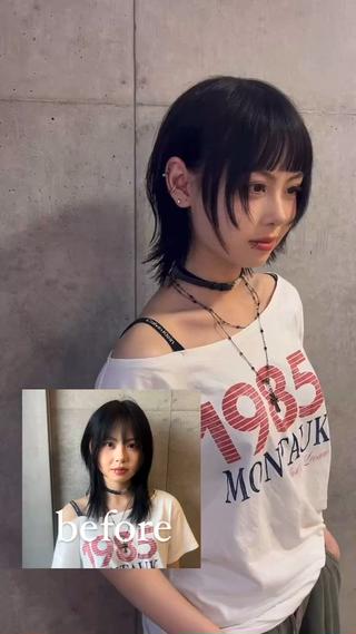 ボブレイヤー、今人気のスタイルです
伸ばし中の方にもとってもオススメ
夏なので頭軽くして少しでも涼しくなりましょう
ハニちゃんのボブよりちょっと長めなので挑戦しやすいです