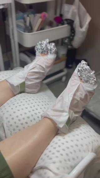 OPIパックでもちもちつるつる踵に 