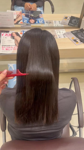 髪質改善のトリートメントで艶々髪に 