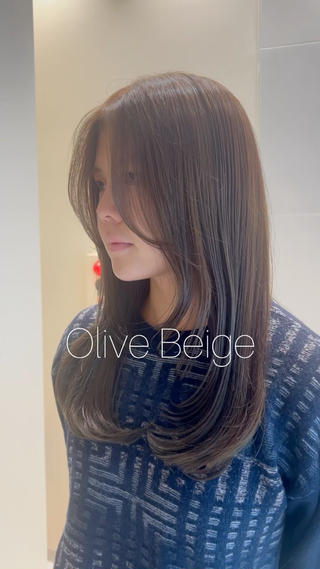セミロング 阪上 沙織のヘアスタイル