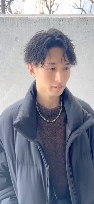 パーマ メンズ 【メンズパーマ特化】 リュウのヘアスタイル