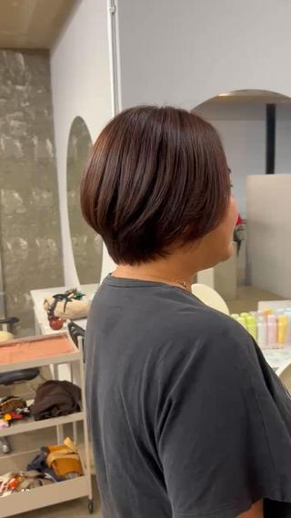 ショート サワムラ ソナタのヘアスタイル