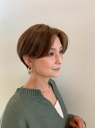 ショート 中尾 文哉のヘアスタイル