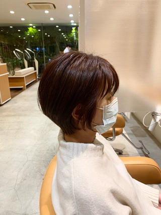 ショート カラー 中尾 文哉のヘアスタイル