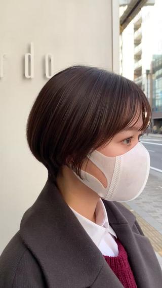 ショート 中尾 文哉のヘアスタイル