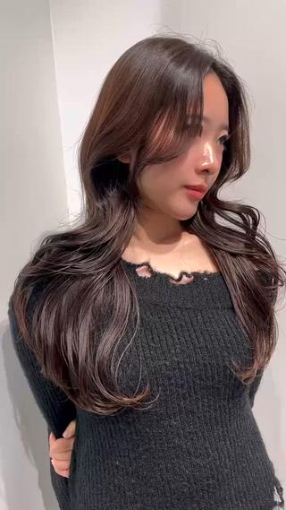 レイヤーが入った韓国スタイル。

 