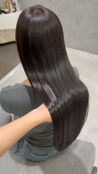 Aujuaトリートメントで艶々に️
