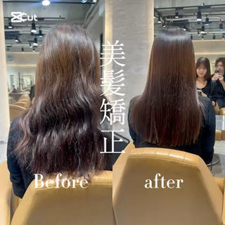 ロング カラー ✨縮毛矯正/透明感 カラー/芦川優磨のヘアスタイル