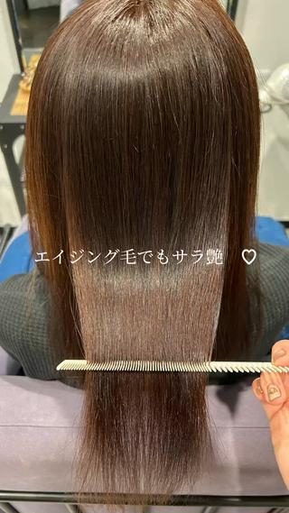 サラ艶酸性ストレート♡