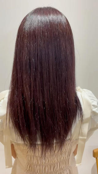 セミロング カラー 🫧🦋美髪矯正/パ ーマ🦋🫧わかなのヘアスタイル