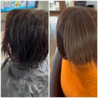 ラピスキーズ 古橋のヘアスタイル