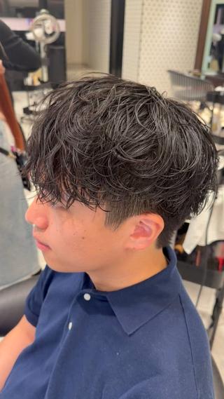 ショート パーマ メンズ 🇬🇧メンズパーマ 特化/ren🎸のヘアスタイル