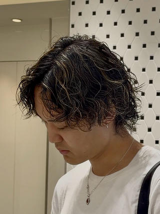 ミディアム メンズ 💈メンズ特化/ パーマ特化ren🎸のヘアスタイル