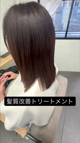 ミディアム アメリラブヘアー 土屋 洋平のヘアスタイル