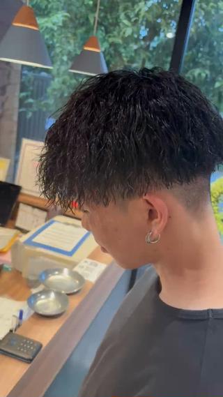 ショート パーマ メンズ ✂︎メンズ専門✂︎ やまだ りょうのヘアスタイル