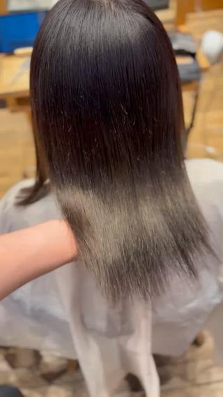 ミディアム きょうか 縮毛矯正モデル募集中のヘアスタイル