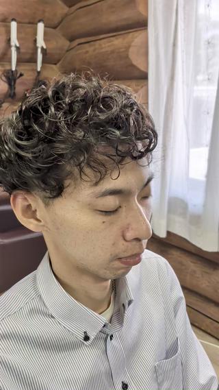 ショート パーマ メンズ リンクスハート橿原店 ⭐✨本田圭輔✨⭐のヘアスタイル