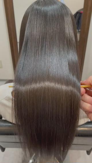 ロング 抜毛 薄毛 白髪 頭皮改善 柳沢慶のヘアスタイル