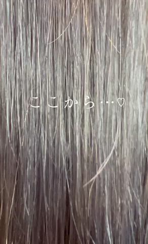 絶妙な色味のラベンダーホワイト♡
ブリーチ3回以上あると綺麗にお色が入ります