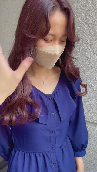 赤みがたっぷり暖色カラー♡