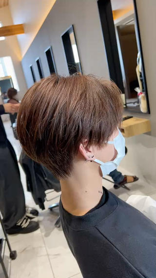 ショート カラー メンズ ルクール喜多町店 コムロのヘアスタイル