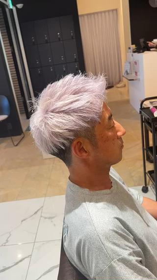 ショート カラー メンズ ルクール喜多町店 小室のヘアスタイル