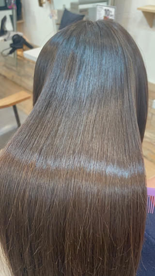 ロング パーマ VISAGE ba.sk 金子詩帆のヘアスタイル