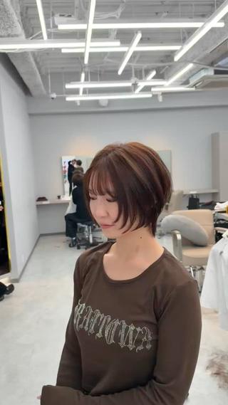 ショート 山﨑 燦人のヘアスタイル