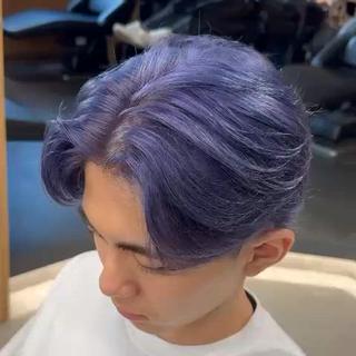 #ブルーカラー#メンズ#カラー#フェード