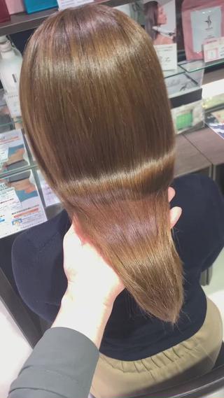 髪質改善でツヤツヤです 